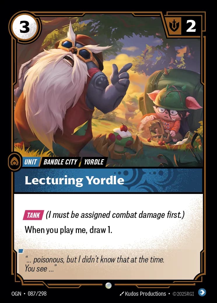Lecturing Yordle