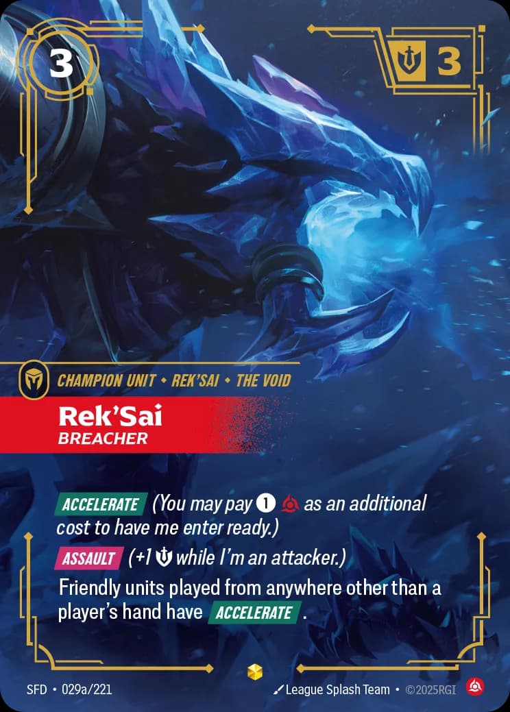 Rek'Sai - Breacher (Alternate Art)