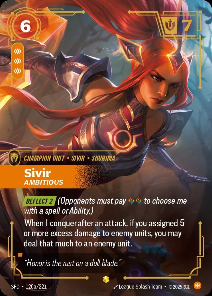 Sivir - Ambitious (Alternate Art)