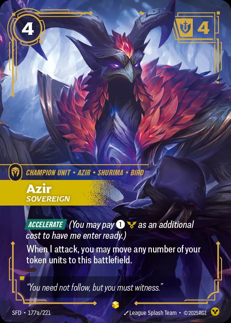 Azir - Sovereign (Alternate Art)