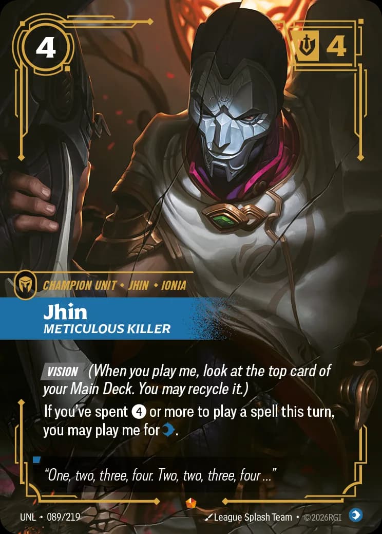 Jhin - Meticulous Killer