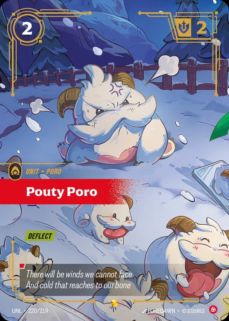 Pouty Poro (Overnumbered)