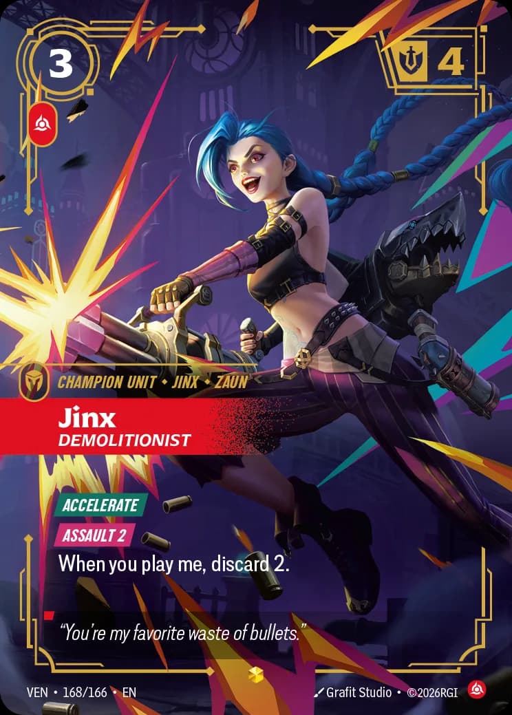 Jinx, Demolitionist (Overnumbered)